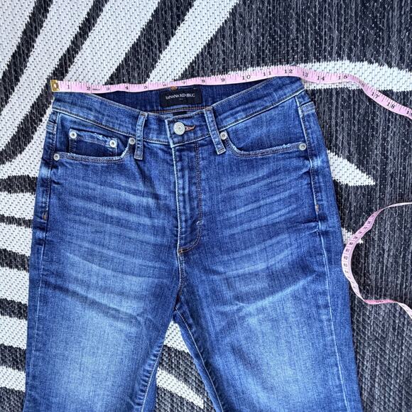 Banana Republic Factory Bermuda Denim Long Shorts Size 25/0 - Picture 3 of 8